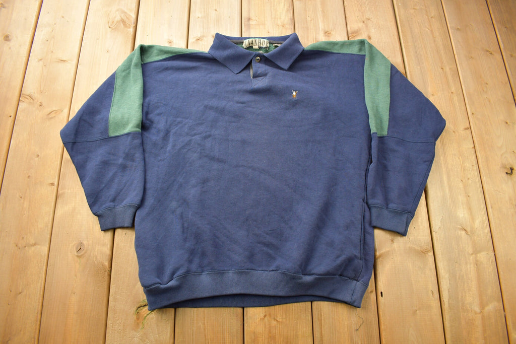 Vintage 1990s Ivanhoe Collared Sweatshirt