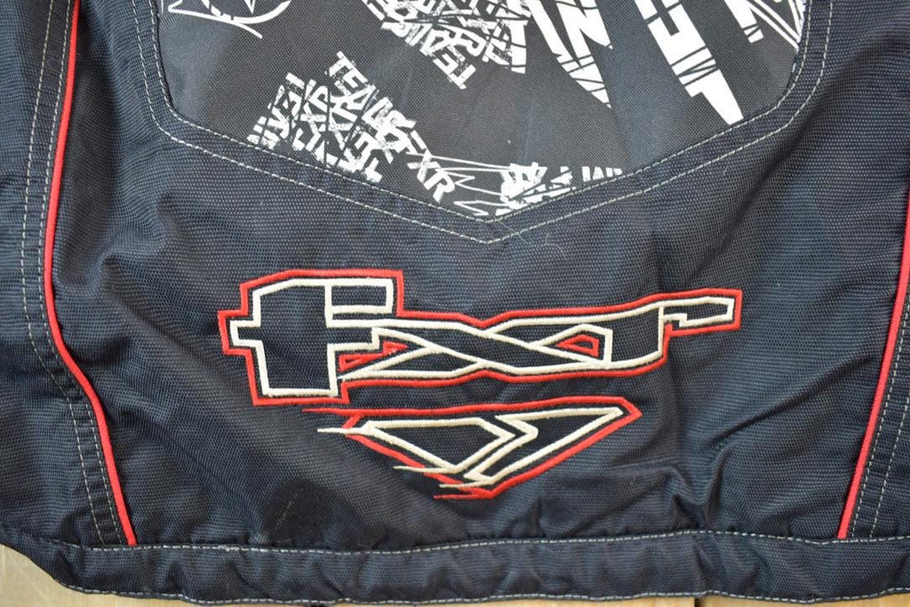 Vintage 1990s FXR Snowmobile Racing Flotation Assist Heavy Safety AOP Jacket