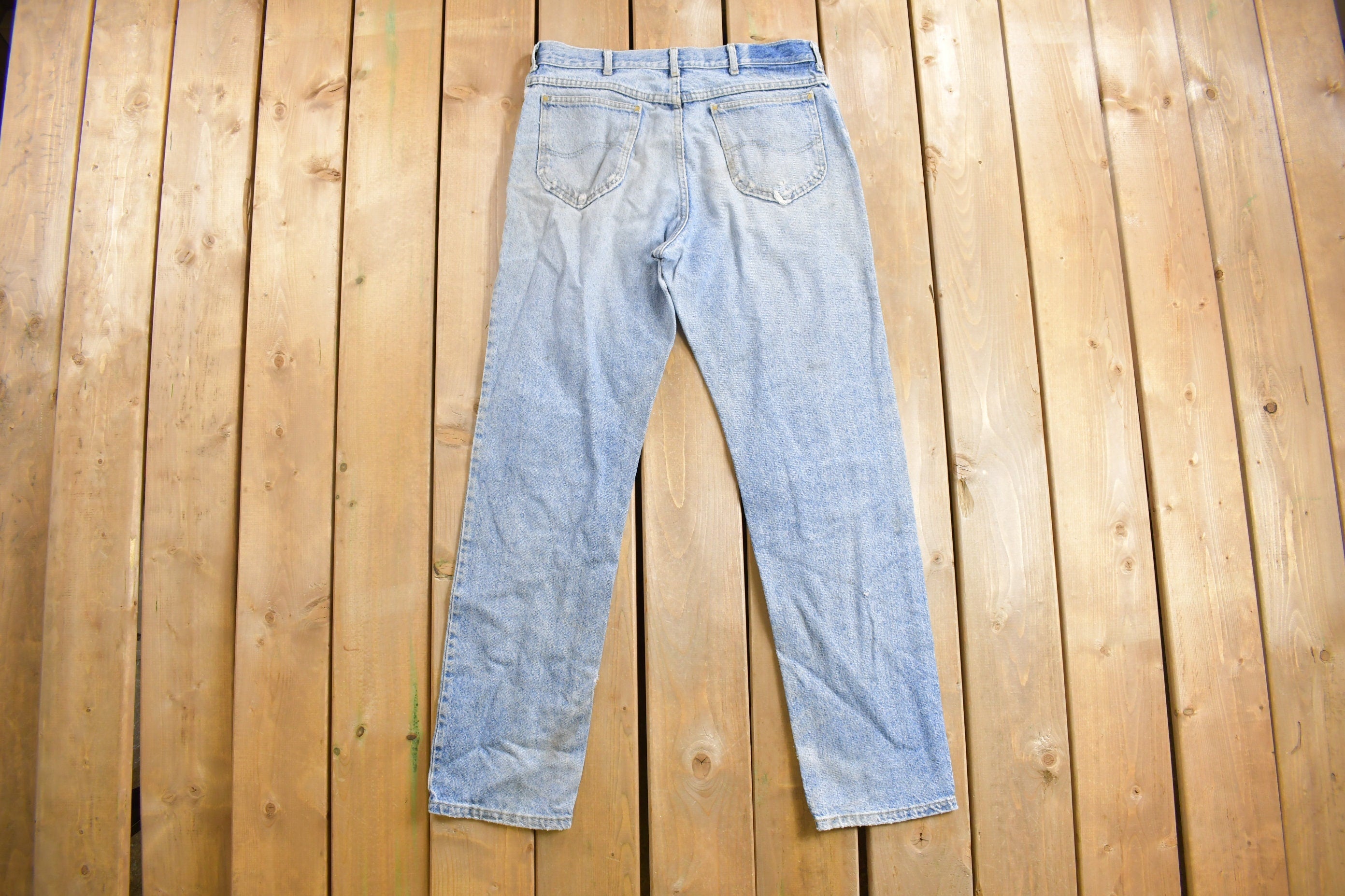 Vintage 1990s LEE Light Wash Tapered Mom Jeans