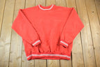 Vintage 1980s Dodger Blank Red Souvenir Crewneck Sweatshirt Made In USA