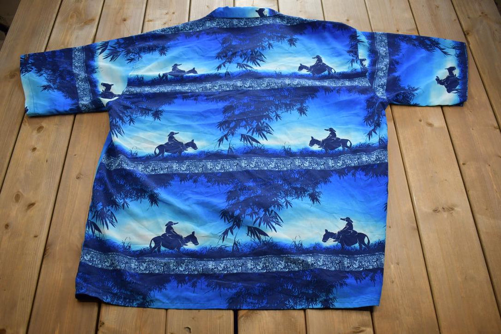 Vintage 1990s SouthPole Beach Souvenir Button Up Shirt