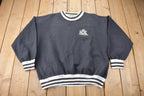 Vintage 1990s Labatt Ice Beer Crewneck Sweatshirt / 90s Crewneck / Made In Canada / Streetwear / Embroidered