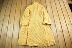 Vintage 1950s Master Furriers Duluth Trench Weather Proofed Duster Coat Adult Medium