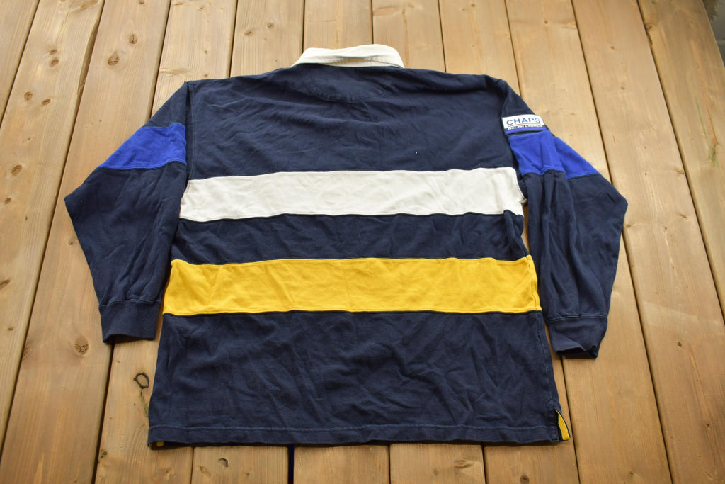 Vintage 1990s Chaps Ralph Lauren Rugby Sweater - Large