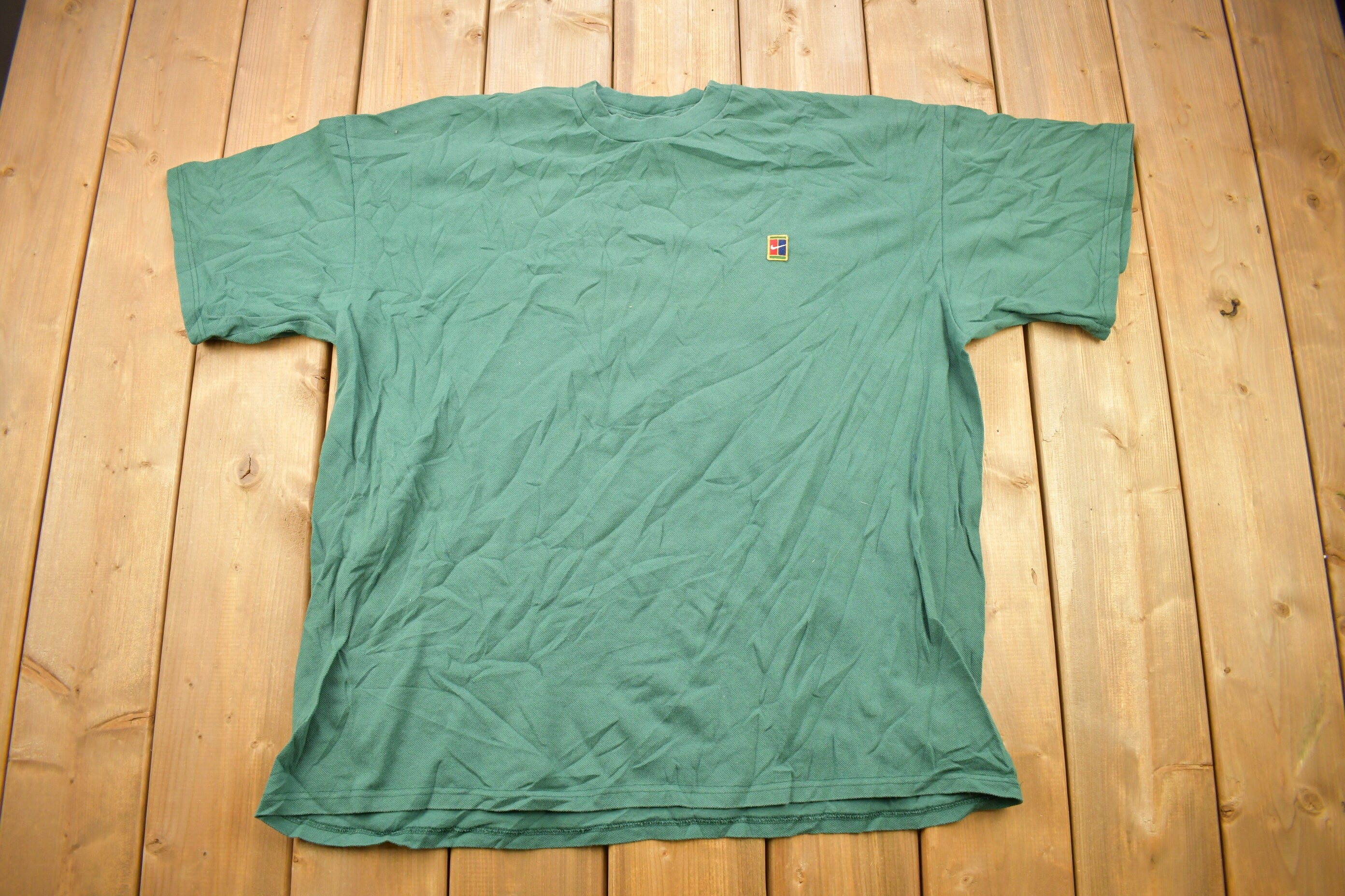Vintage 1990s Nike Tennis Green T-Shirt