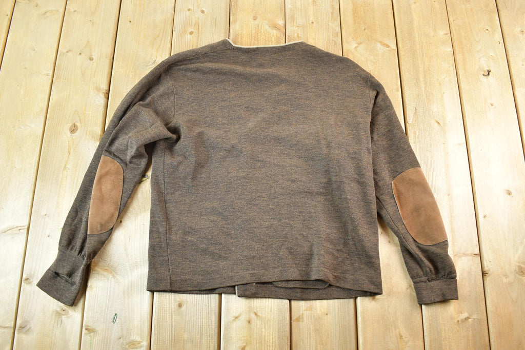Vintage 1960s Parkhurst Double Knits Wool Knit Sweater Mens M