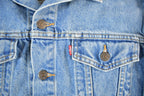 Vintage 1990s Levi's Denim Jean Trucker Jacket Men's S-M