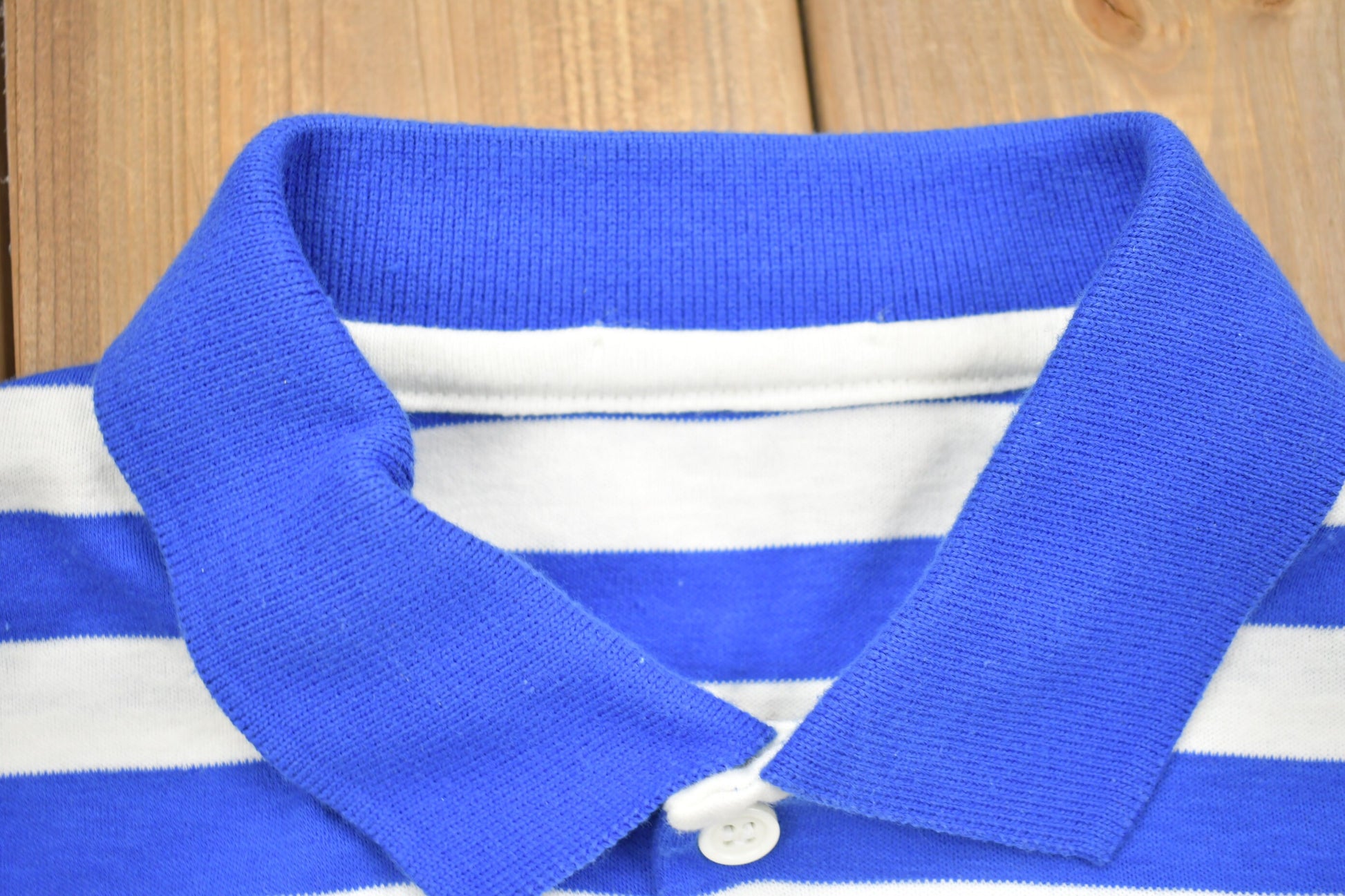 Vintage 1990s Striped Polo Shirt