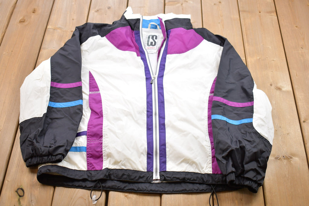 Vintage 1990s CS Signature Full Zip Windbreaker Jacket