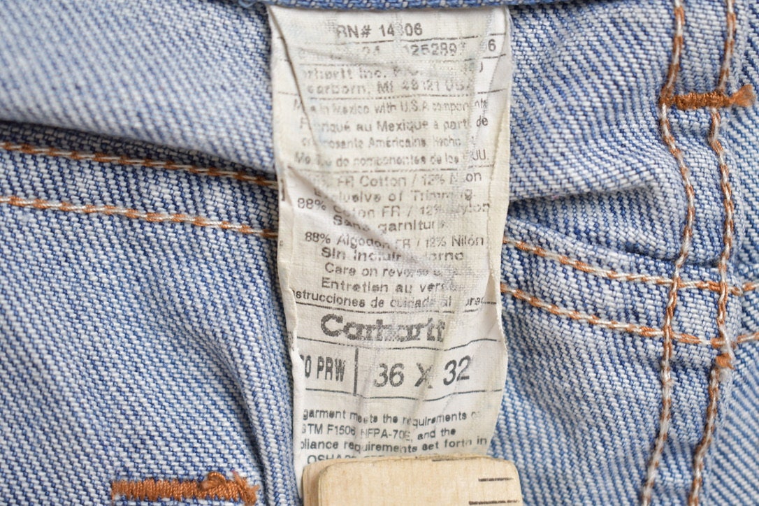 Vintage 1990s Carhartt Jeans Size 34 x 28