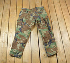 Vintage 1990s Army Camouflage Cargo Pants Size XL