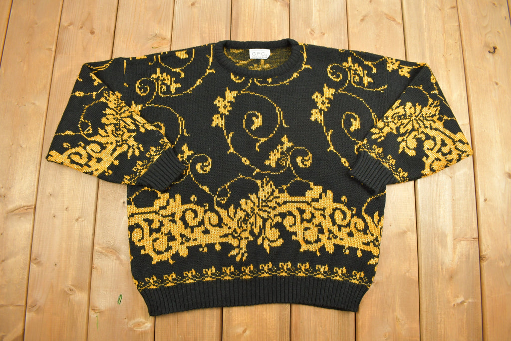 Vintage 1990s GFC Knit Crewneck Sweater