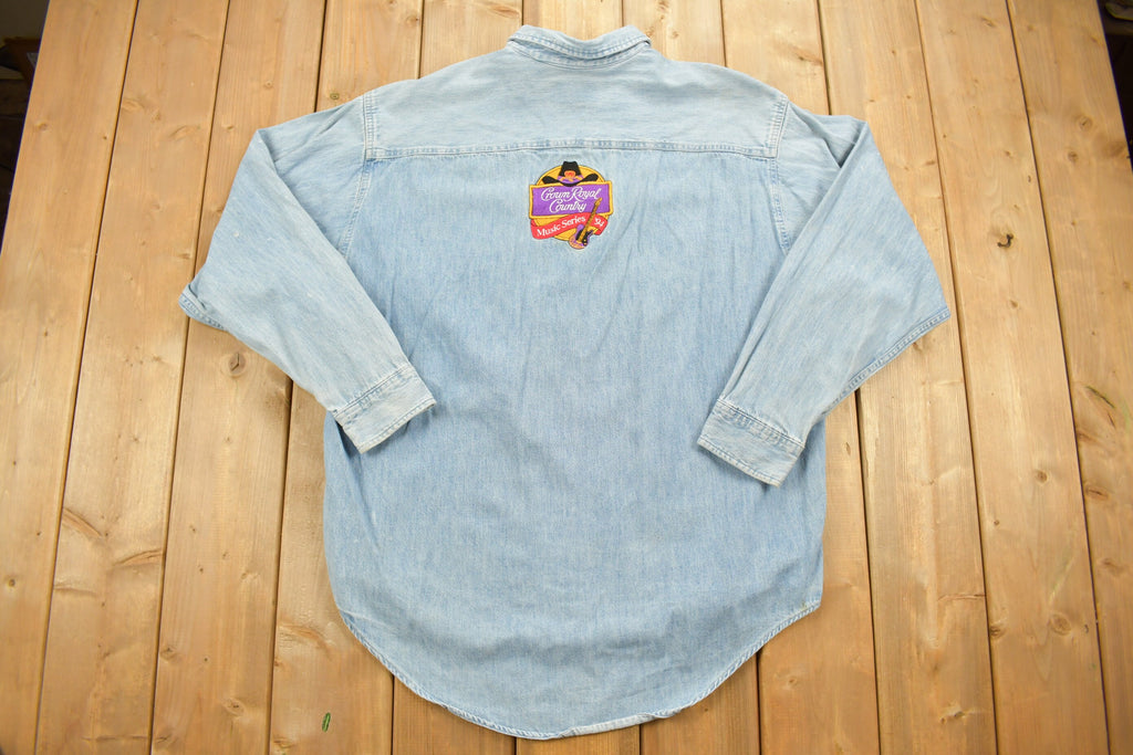 Vintage 1990s Crown Royal Button Up Shirt