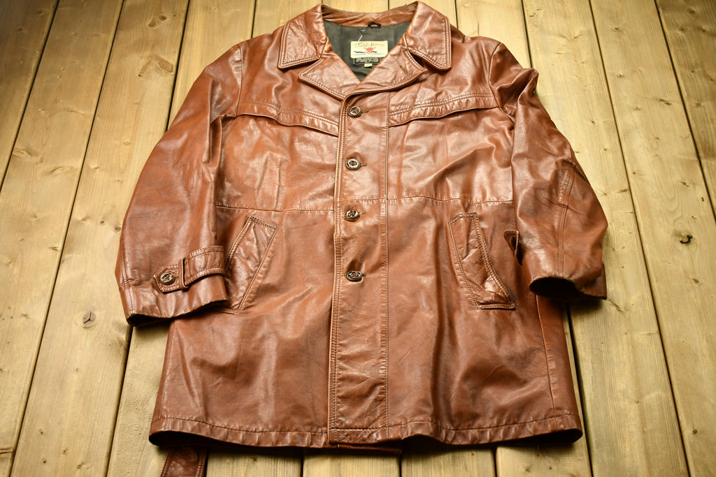Vintage 1990s Field Stream Leather Jacket