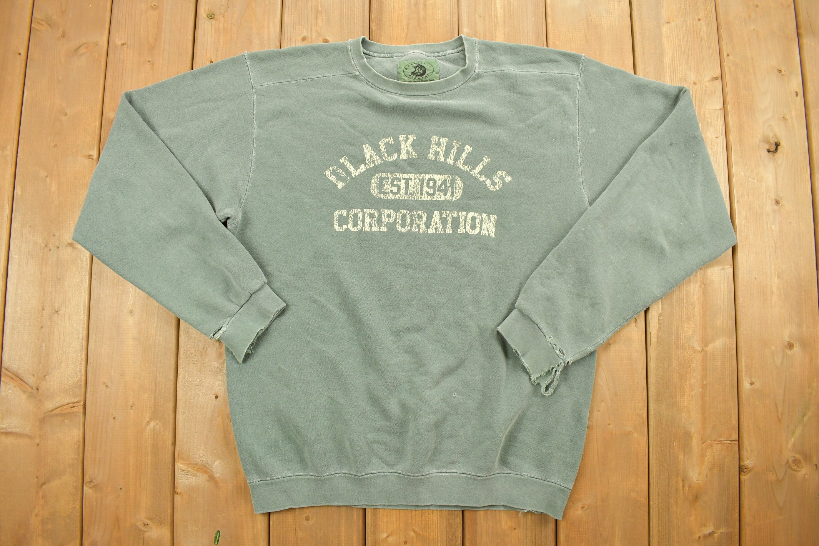 Vintage 1990s Black Hills Corporation Athletics Crewneck Sweatshirt