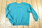 Vintage 1990s Grandmas Abstract Knit Crewneck Sweatshirt Womens L