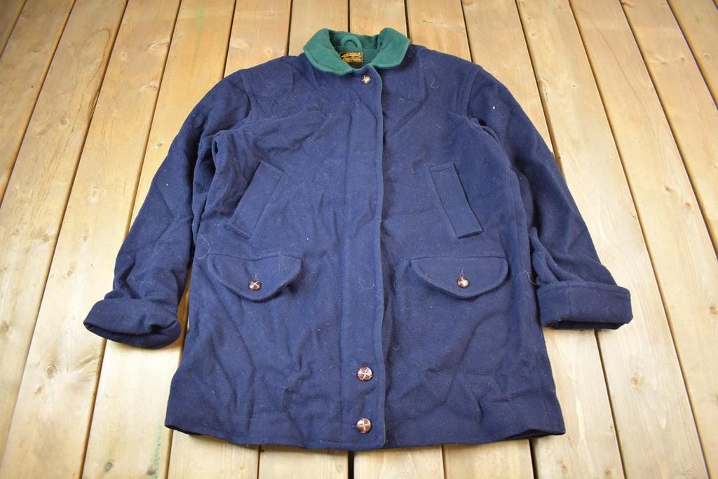 Vintage 1990s Eddie Bauer Women's Long Collared Winter Jacket Size L
