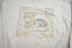 Vintage 1990s Cute Warm And Cozy Bear Crewneck Sweater Made In USA