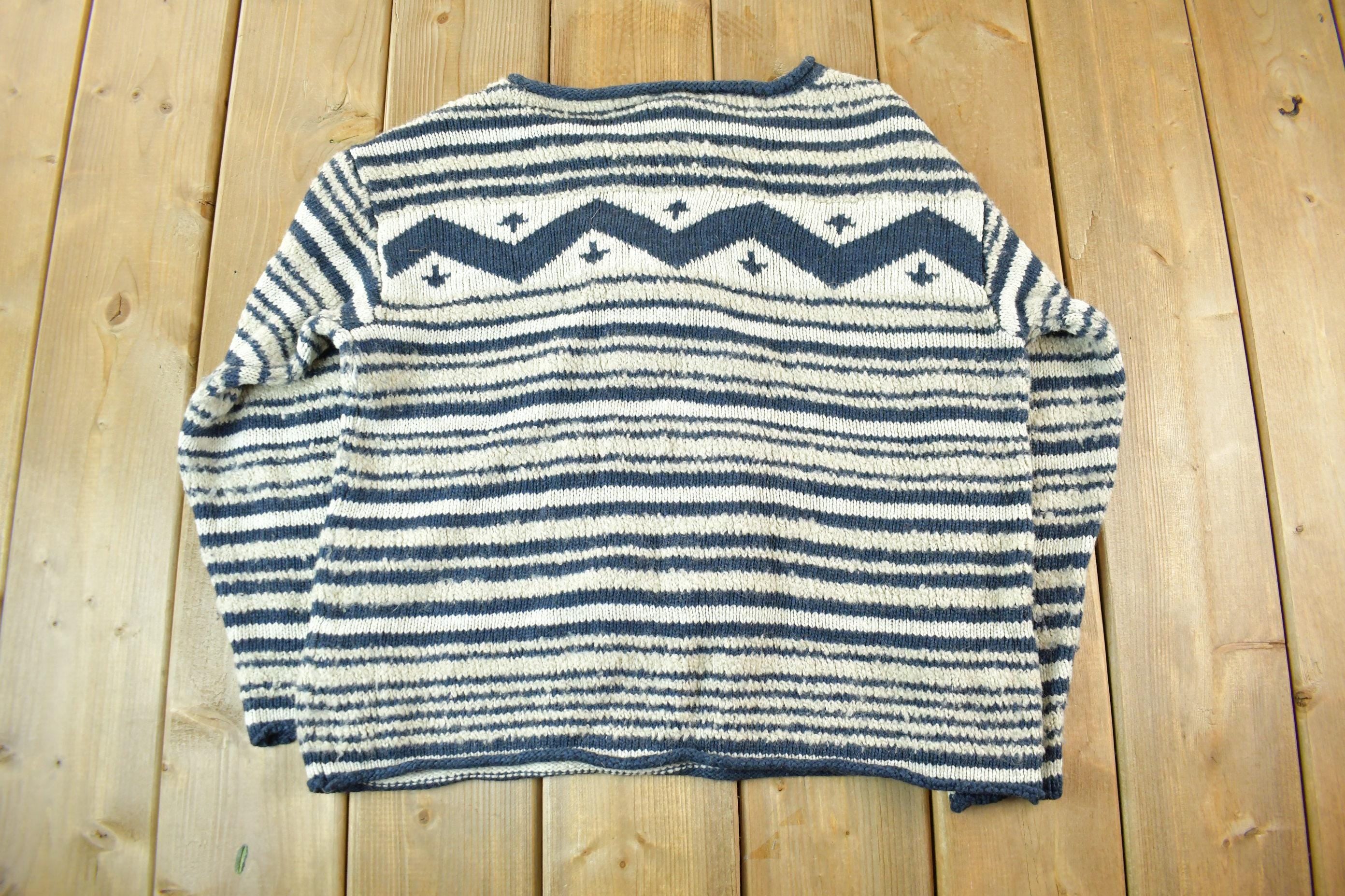 Vintage 1990s Lauren Ralph Lauren Knit Crewneck Sweater Women's S-M