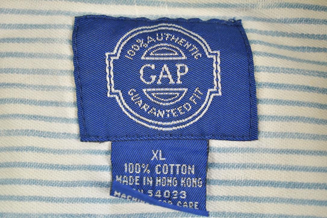 Vintage 1980s Gap Jean Button Up Long Sleeve Shirt