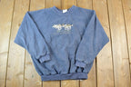 Vintage 1990s Ely Minnesota Wolfpack Art Unlimited Crewneck Sweatshirt