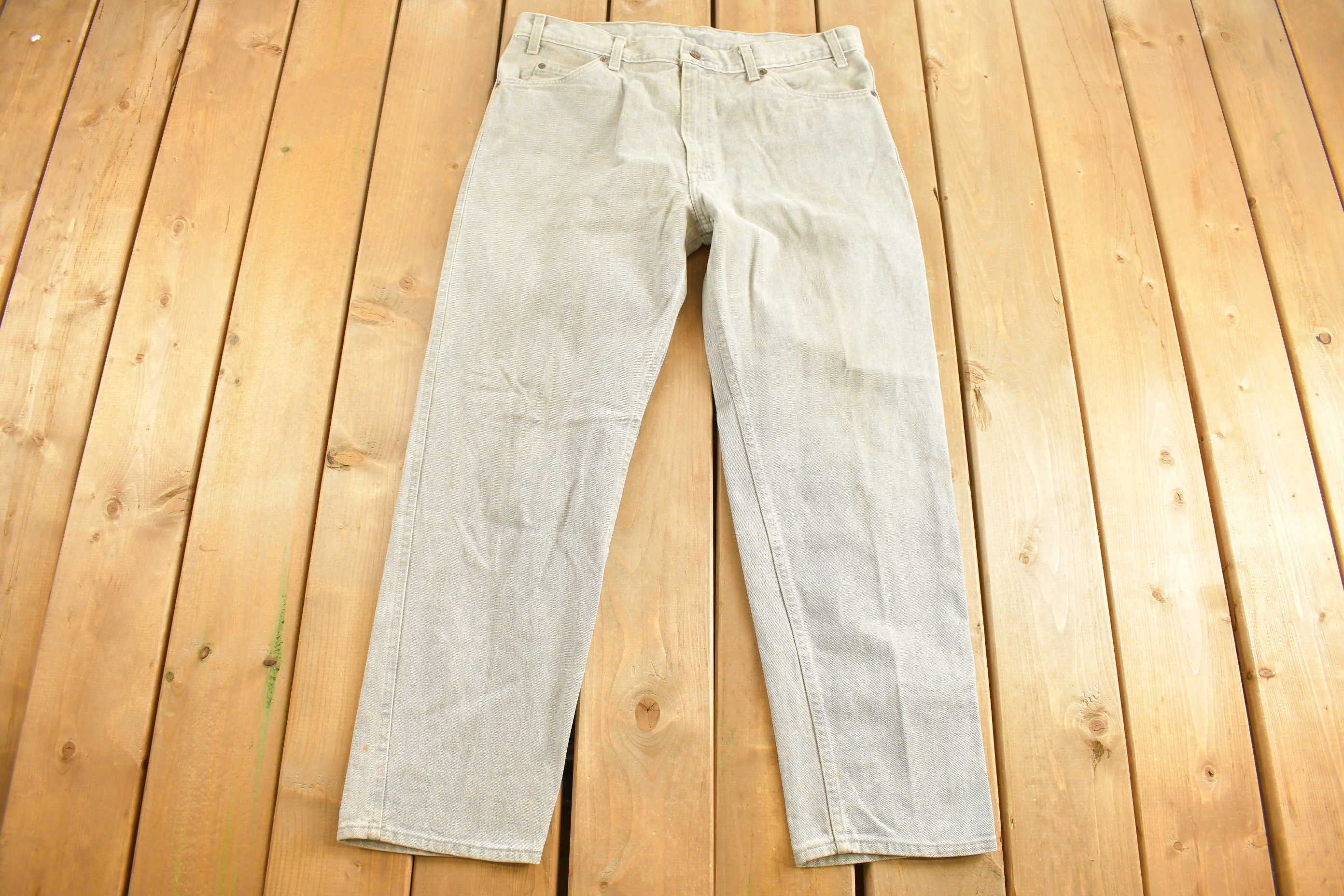 Vintage 1970s Levi's White Tab Jeans Size 36 x 28