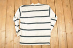 Vintage 1990s Calvin Klein Striped Crewneck Shirt Women's L