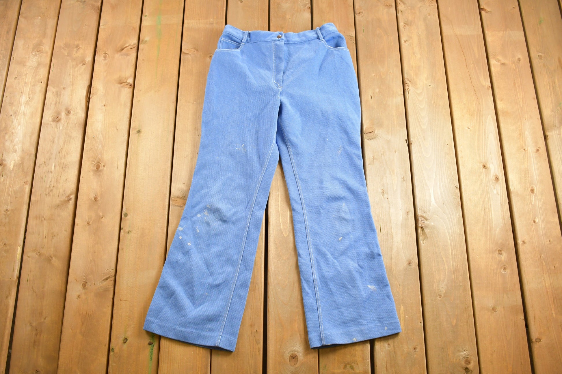 Vintage 1970s Sears Flared Pants Size 31 x 29