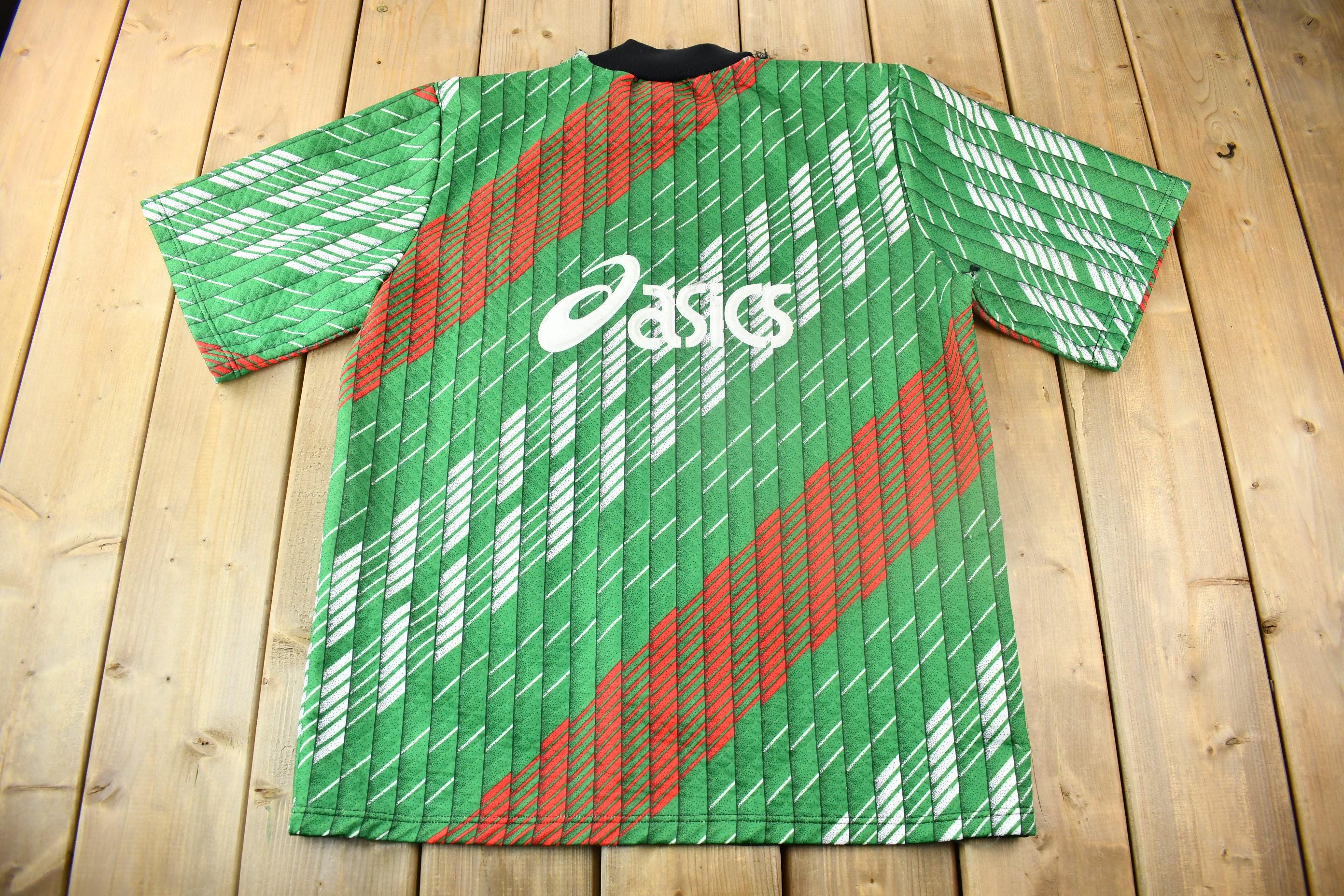 Vintage 1990s Blackburn Rovers FC ASICS Soccer Goalie Jersey