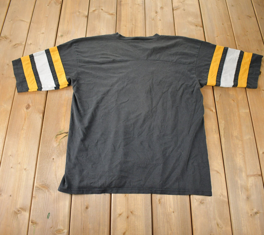 Vintage 1980s Pittsburgh Steelers NFL Football Graphic T-Shirt Made In USA