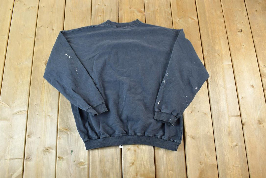 Vintage 1990s Lone Wolf Outdoorsman Crewneck Sweatshirt