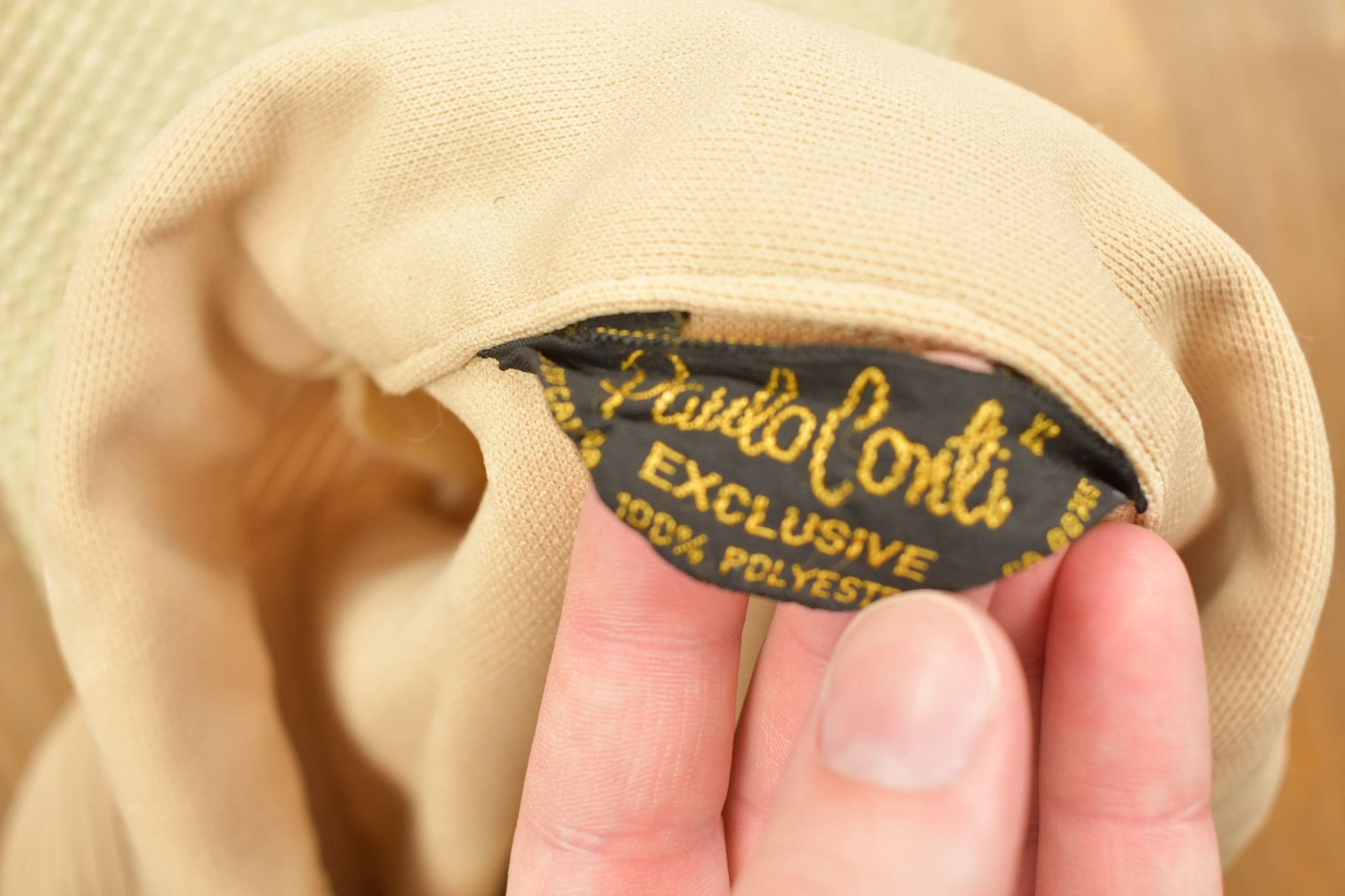 Vintage 1970s Style Quarter Button Shirt