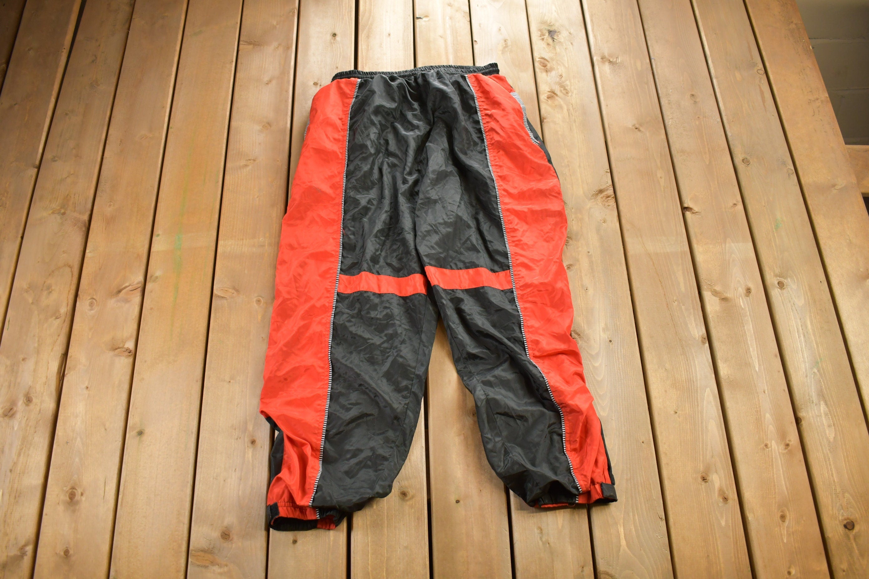 Vintage 1990s Red Knight Sportswear Track Pants Size XL