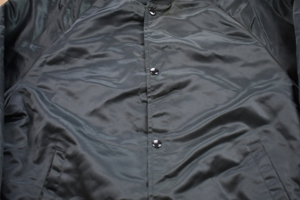 Vintage 1970s New Orleans Satin Bomber Jacket