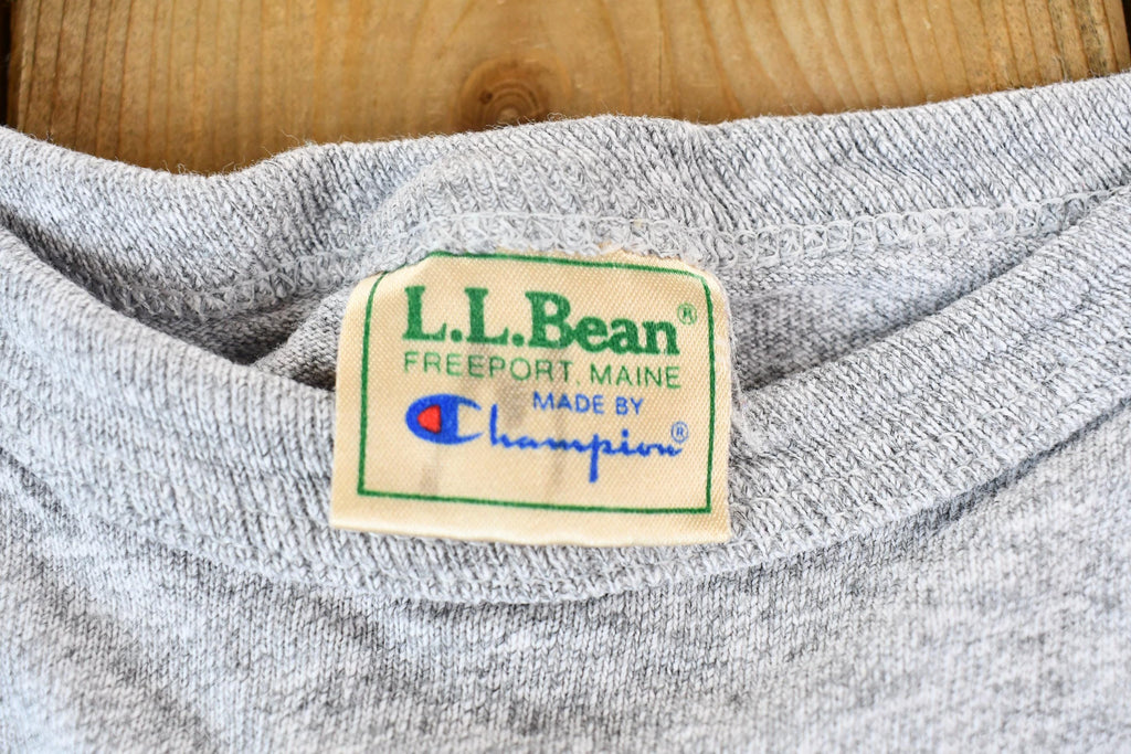 Vintage 1990s L.L. Bean Logo Freeport Maine Single Stitch Graphic T-Shirt