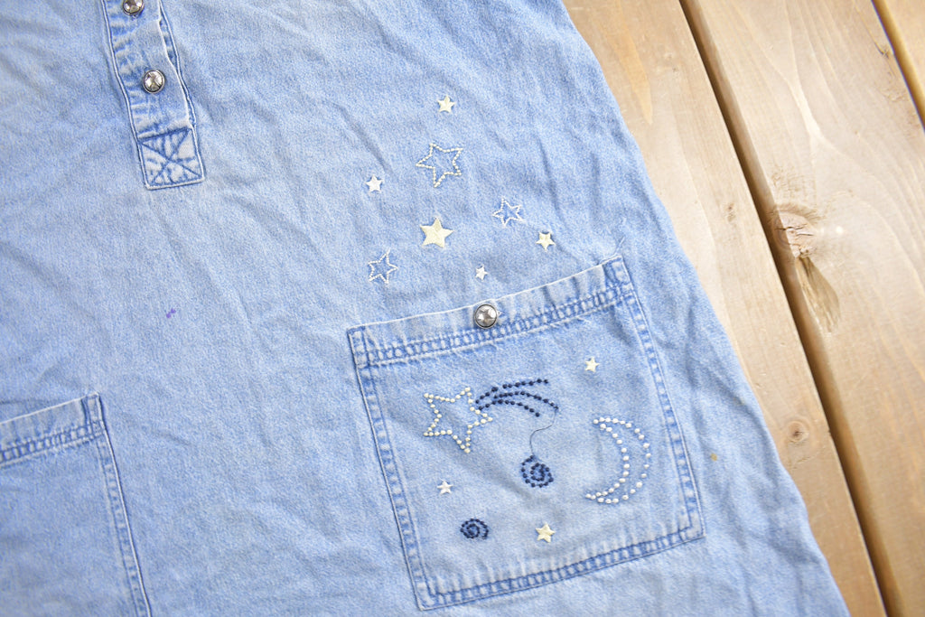 Vintage 1990s Christopher Banks Denim Dress