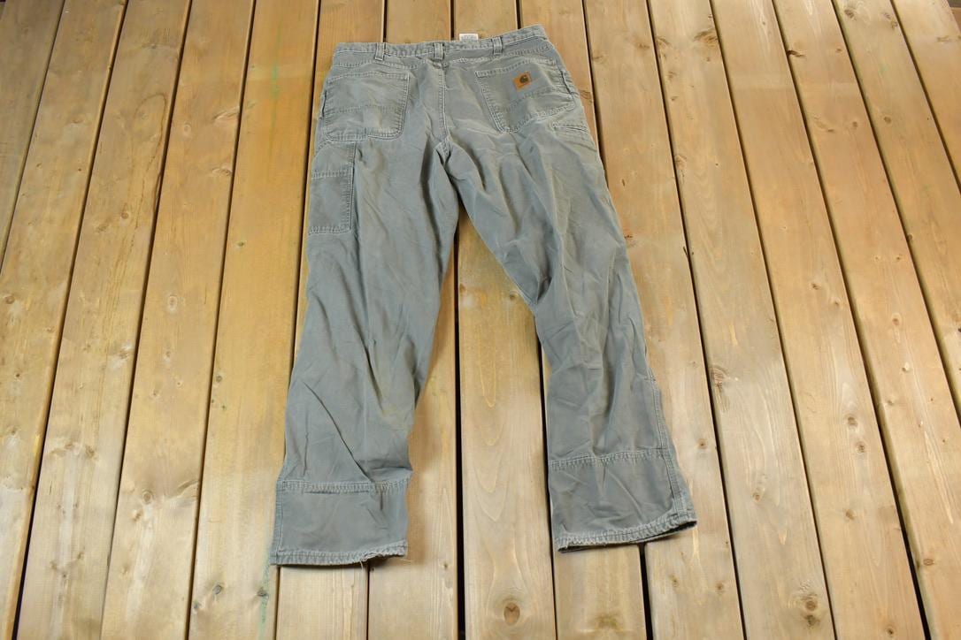 Vintage 1990s Carhartt Double Knee Work Pants Size 36 x 34