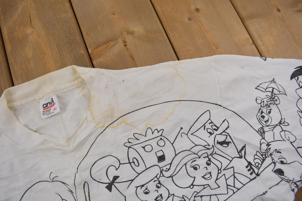 Vintage 1990s Universal Studios All Over Print Graphic T-Shirt