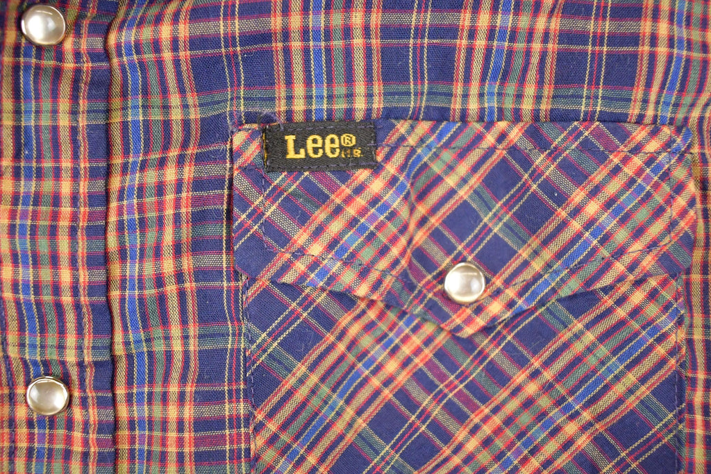 Vintage 1990s Lee Western Button Up Shirt Youth L