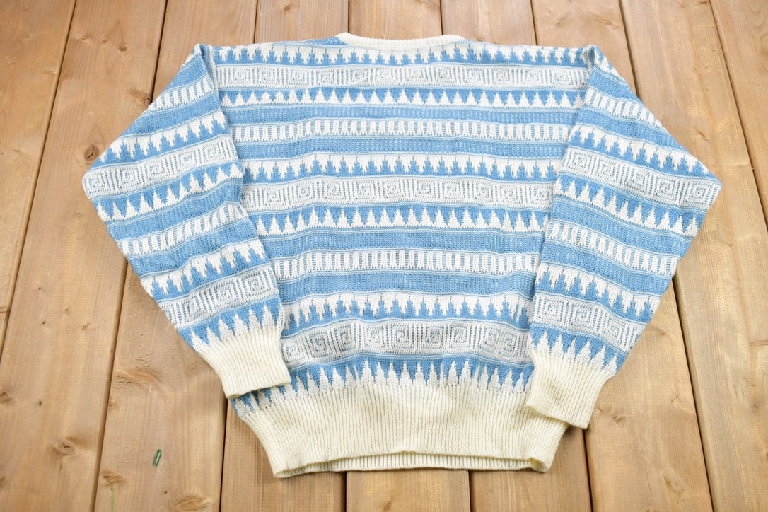 Vintage 1990s Knitted Crewneck Sweater