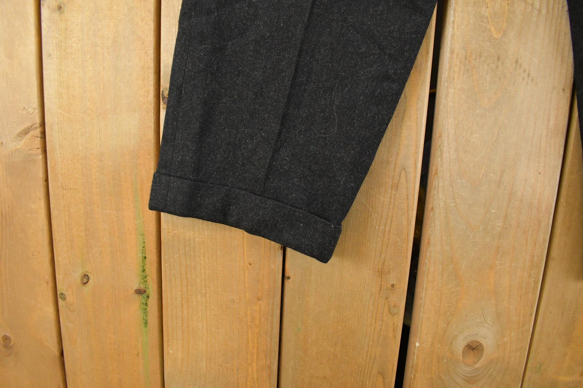 Vintage 1980s Wool Trousers Pants Men's 31 x 26 / True Vintage / Streetwear Fashion / Outdoors / Warm Winterwear