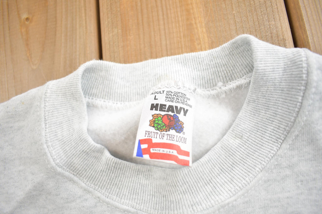 Vintage 1990s IDA Embroidered Crewneck Sweatshirt Made In USA
