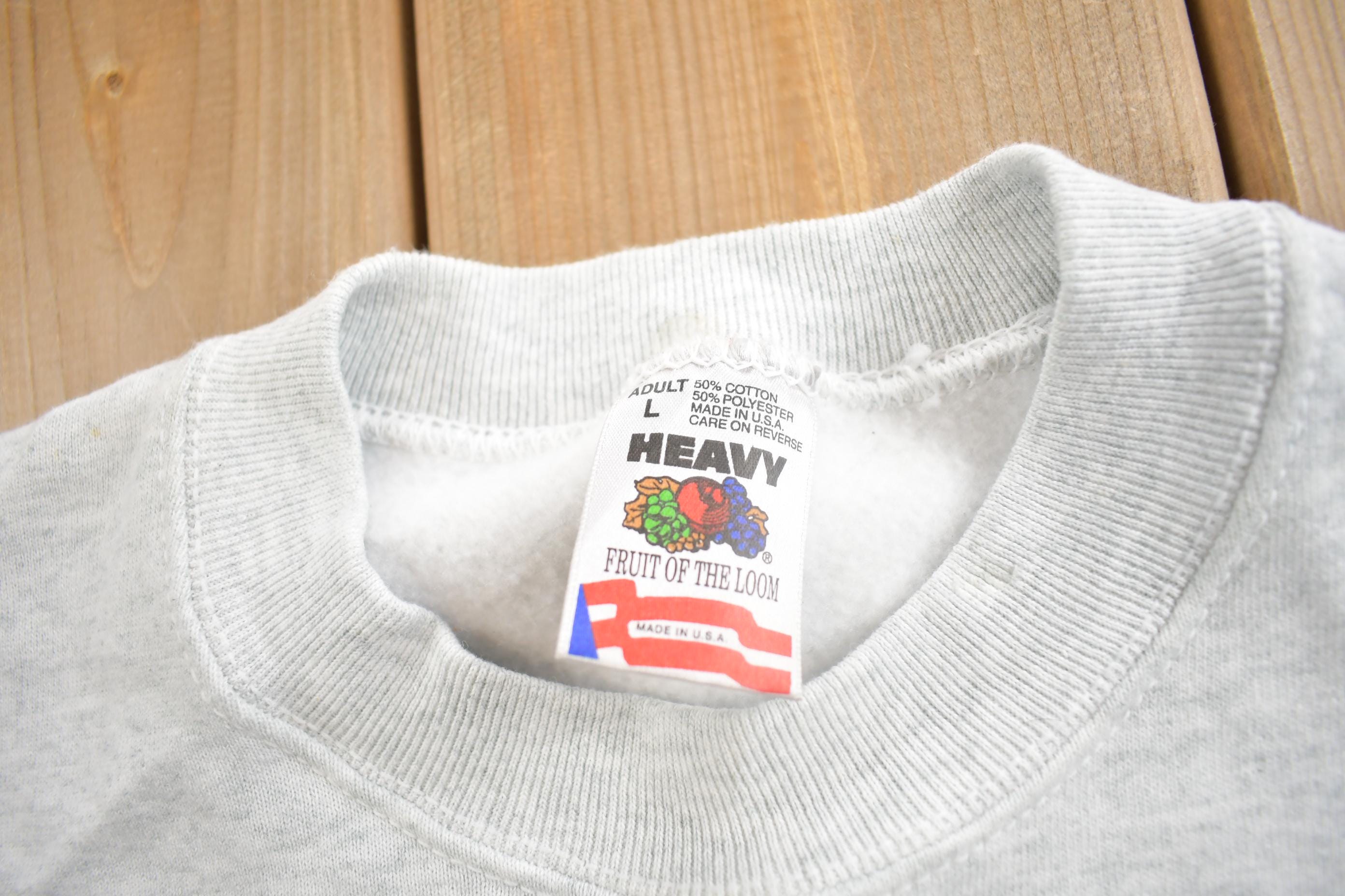 Vintage 1990s IDA Embroidered Crewneck Sweatshirt Made In USA
