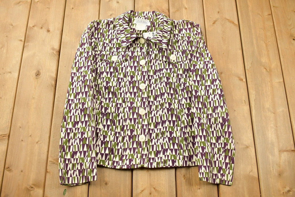Vintage 1990s Stefi Lara Womens Button Up Shirt
