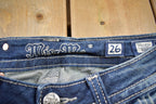 Vintage Y2K Miss Me Bedazzled Low Rise Jeans Size 26x31