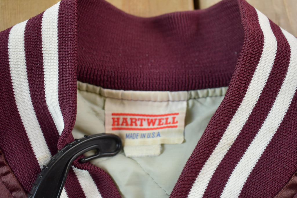 Vintage 1990s Hartwell Religious Satin Bomber Jacket