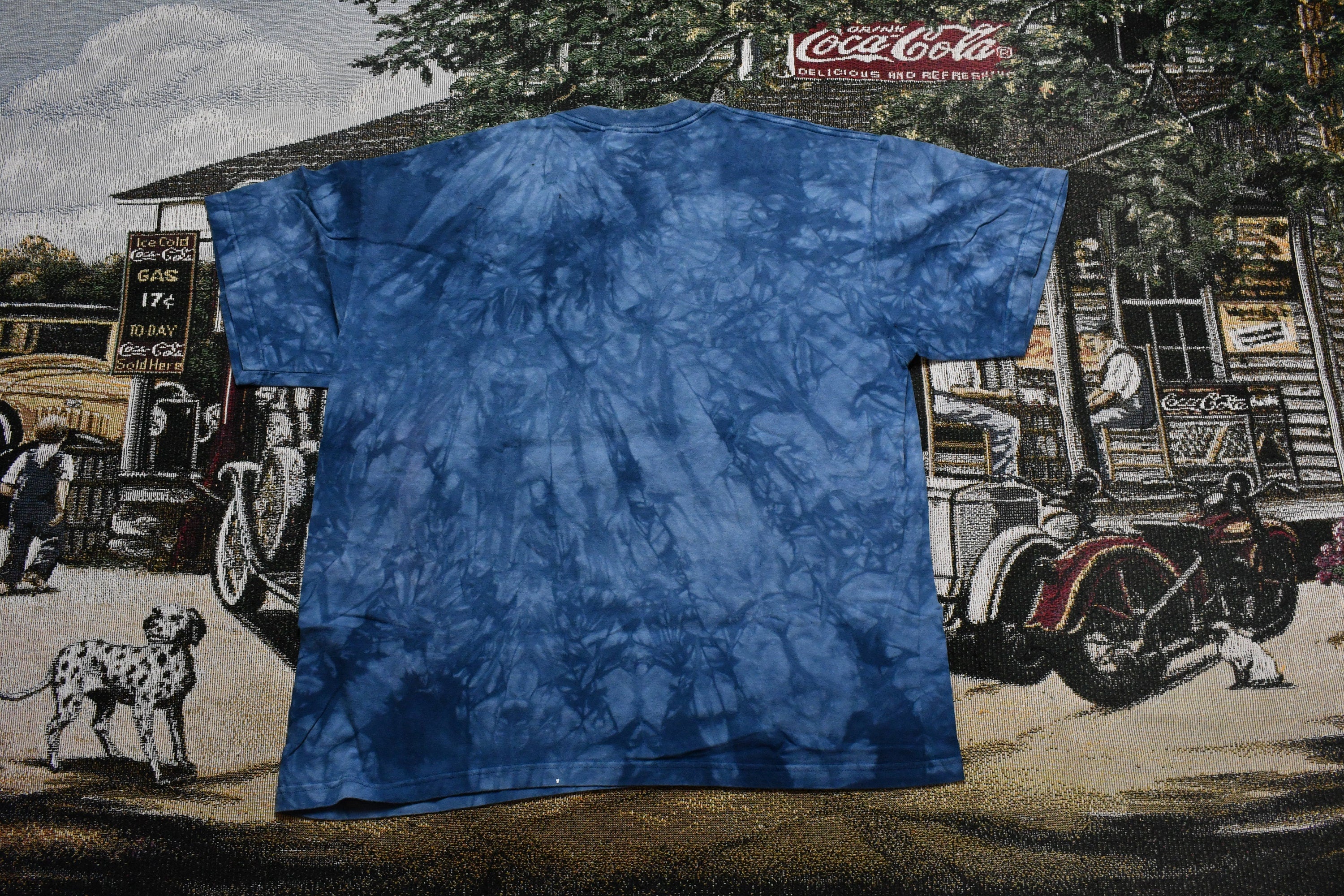 Vintage 1998 Tie Dye Aboriginal Theme Art T Shirt