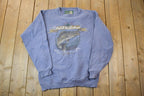 Vintage 1990s Snowshoe Thompson Catch And Release Fishing Crewneck