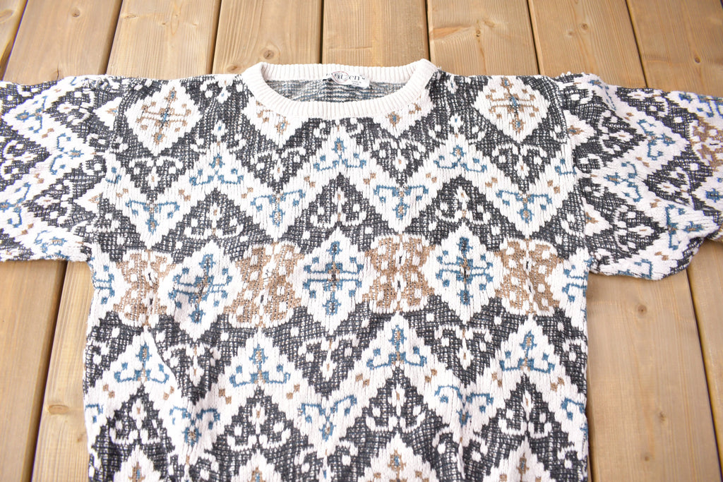 Vintage 1980s Jantzen Knit Crewneck Sweater