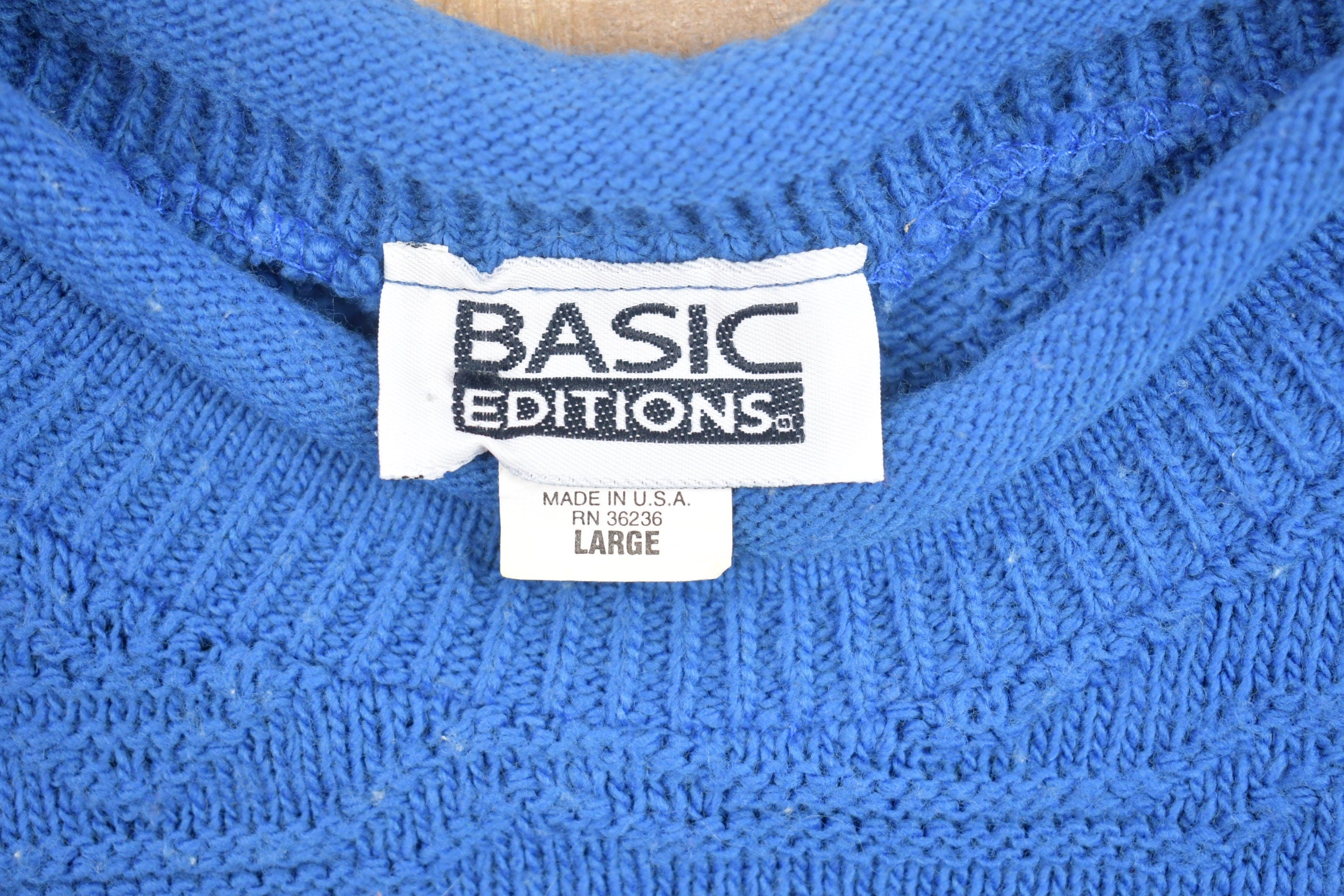 Vintage Basic Editions Knitted Sweater